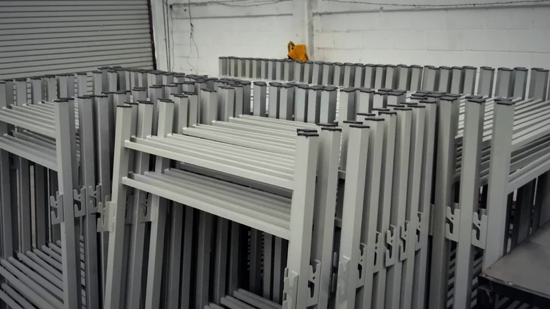 Estructuras de acero en proceso en la planta FSE